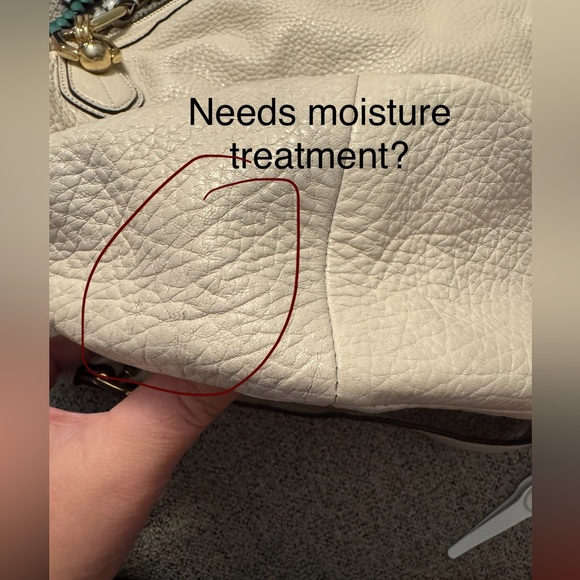 EUC Coach “Kristin Sage” satchel in ivory with brass hardware style# 18280 - Picture 3 of 12